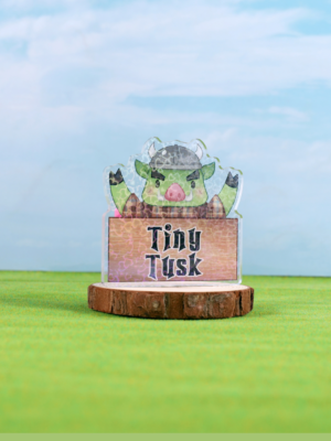 Tiny Tusk: Ork-Krieger Pin